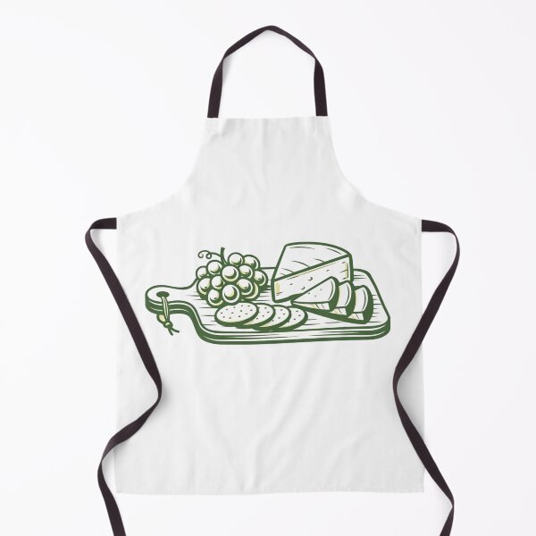 Item preview, Charcuterie Board Line Art – Minimalist Brie & Grapes Design designed and sold by Timeless Junction.