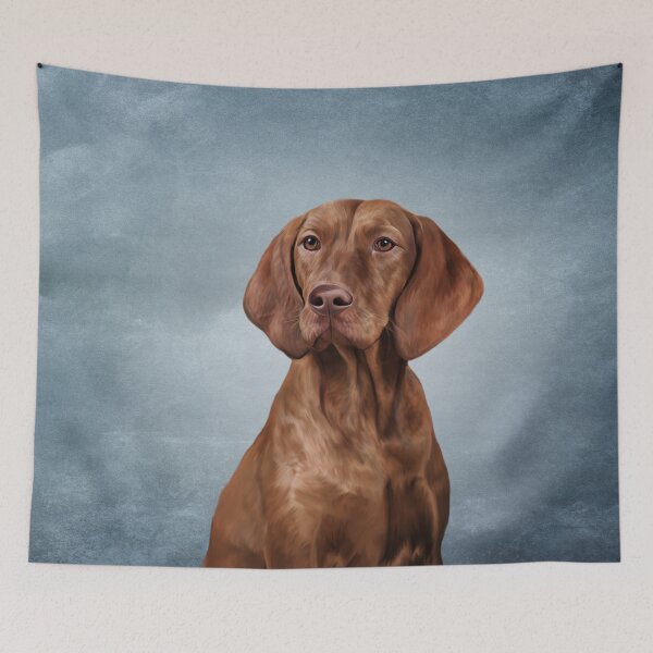 Item preview, Drawing funny Vizsla Pointer designed and sold by bonidog.