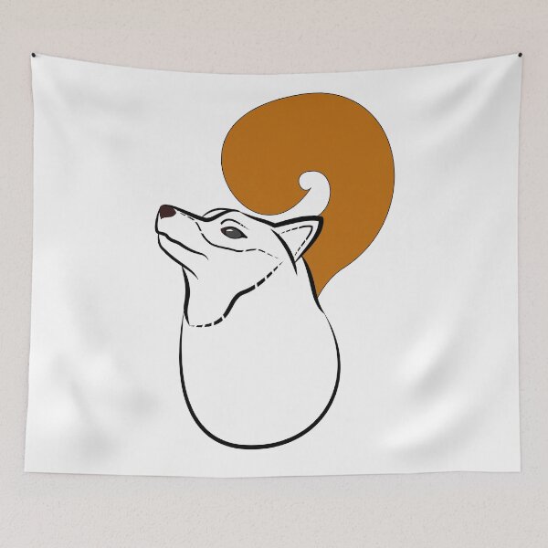 Item preview, Shiba Inu Sumi-e (Japanese ink painting) "MIKAN" designed and sold by ShibaCruise-On.