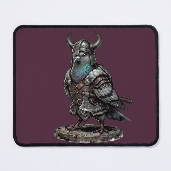 Item preview, Viking Pigeon Warrior With Battle Axe designed and sold by azule1.