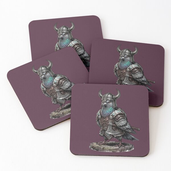 Item preview, Viking Pigeon Warrior With Battle Axe designed and sold by azule1.