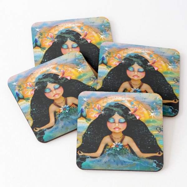 Item preview, Zen Mindfulness Meditation Lotus Pose designed and sold by Karin Taylor.
