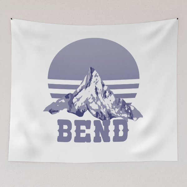 Item preview, Vintage Bend Oregon Retro Distressed Mountains Gift designed and sold by YuliyaR.
