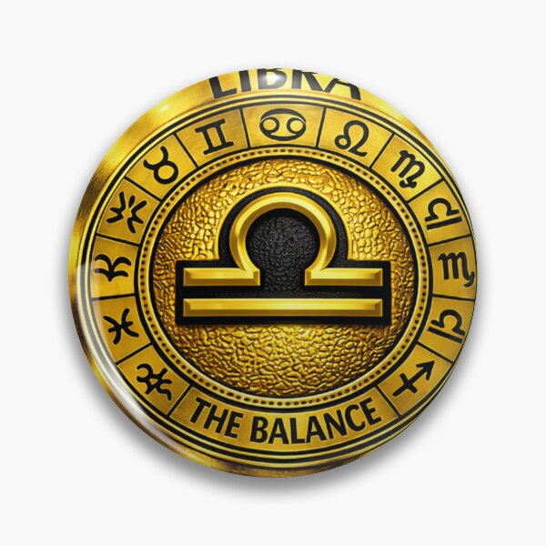 Item preview, Libra – The Balance | Golden Zodiac Disc designed and sold by Synthos1978.