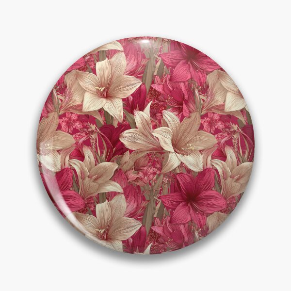 Item preview, Charming Amaryllis Floral - Hawaiian Flower Pattern   - Gifts For Dad designed and sold by RoyalStarsPatts.