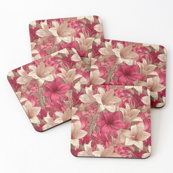 Item preview, Charming Amaryllis Floral - Hawaiian Flower Pattern   - Gifts For Dad designed and sold by RoyalStarsPatts.