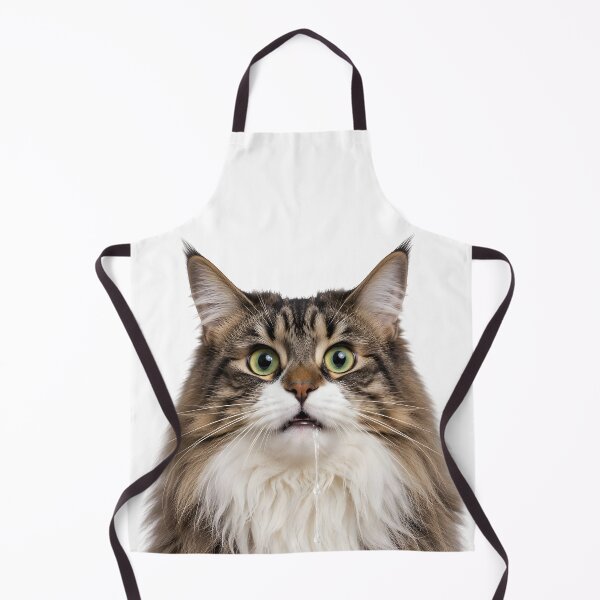 Item preview, Drooling Norwegian Forest Cat Meme designed and sold by teeperfect.