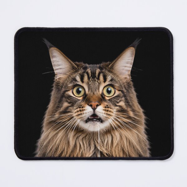 Item preview, Drooling Maine Coon Cat Meme Face designed and sold by teeperfect.