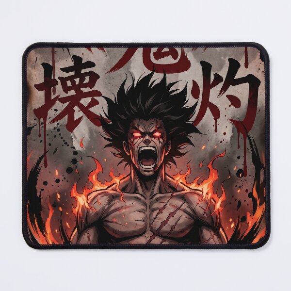 Item preview, Born In Fire Anime Demon - Gritty Vintage Manga designed and sold by MCHDesignST.