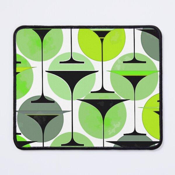 Item preview, Atomic Fifties Inspired Martinis In Grey, Aqua Green And Lime designed and sold by taiche.
