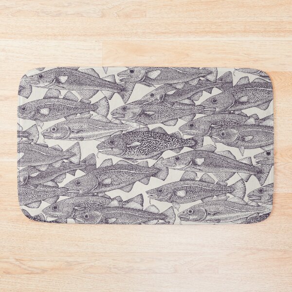 Item preview, Atlantic cod mulberry strong white designed and sold by scrummy.