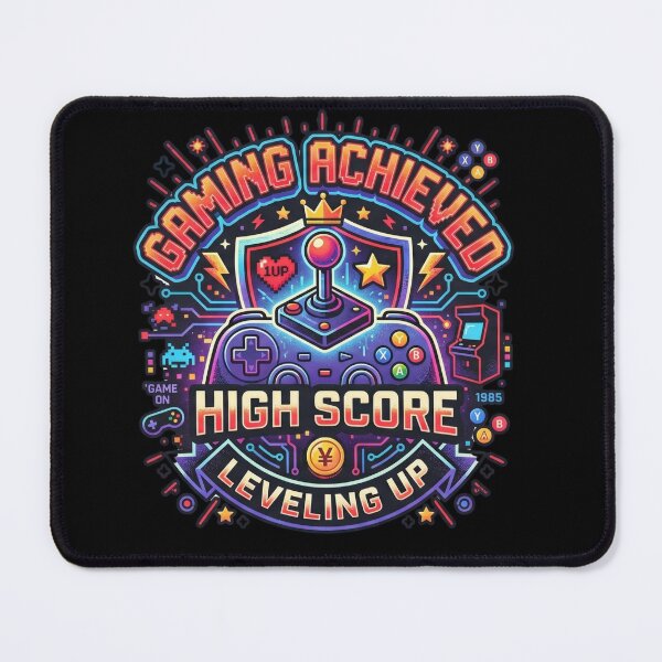 Item preview, Retro Arcade Gamer Controller - High Score Leveling Up designed and sold by LevelUpLad.