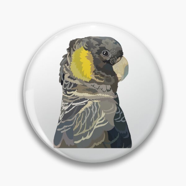 Item preview, Yellow-Tailed Black Cockatoo Design | Australian Wildlife Bird Lover designed and sold by PrettylittlepastelUk.