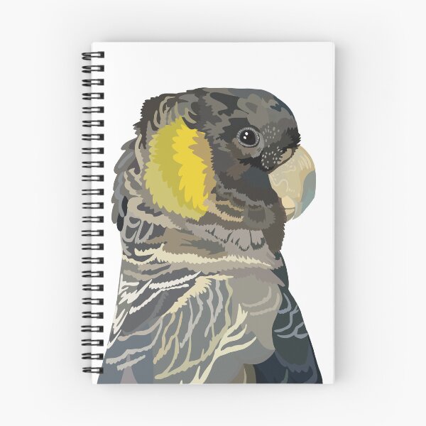 Item preview, Yellow-Tailed Black Cockatoo Design | Australian Wildlife Bird Lover designed and sold by PrettylittlepastelUk.