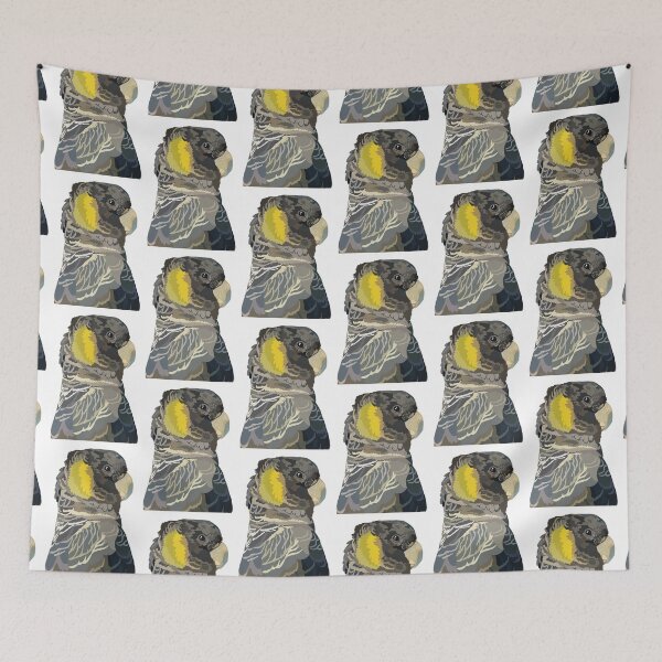 Item preview, Yellow-Tailed Black Cockatoo Design | Australian Wildlife Bird Lover designed and sold by PrettylittlepastelUk.