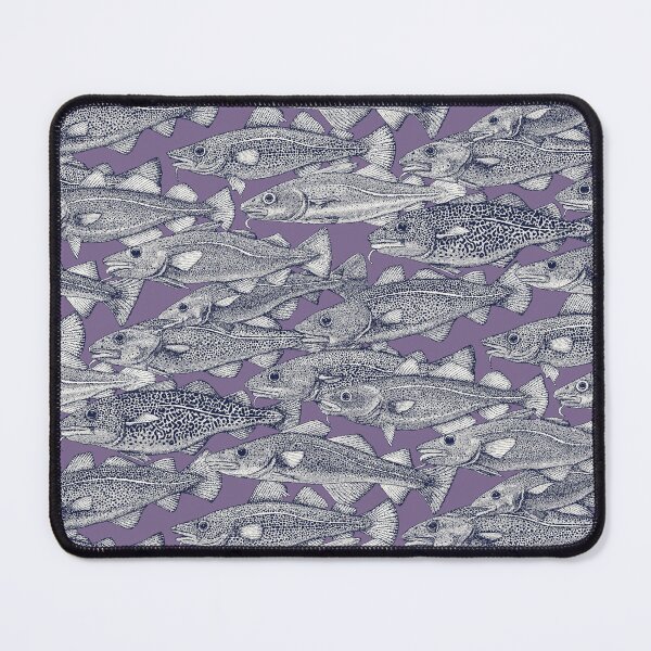 Item preview, Atlantic cod navy blue violet designed and sold by scrummy.