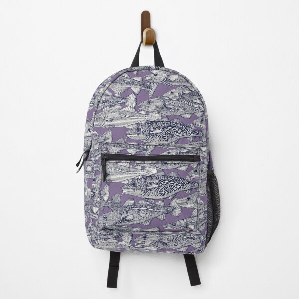 Item preview, Atlantic cod navy blue violet designed and sold by scrummy.