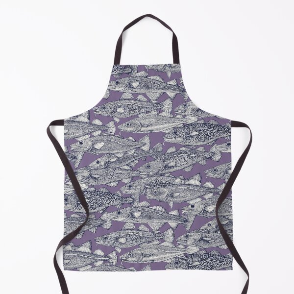 Item preview, Atlantic cod navy blue violet designed and sold by scrummy.