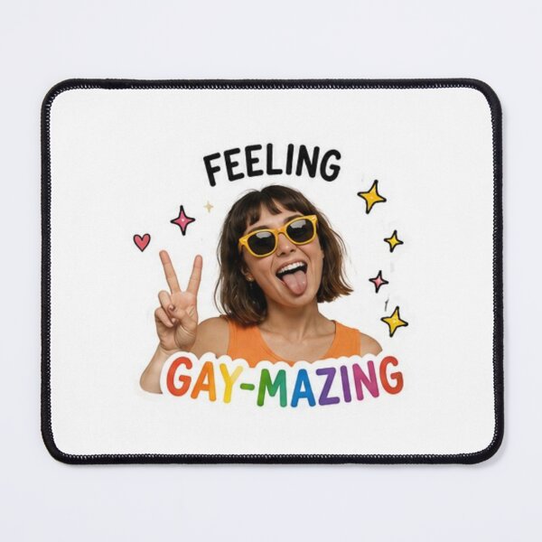 Item preview, Feeling Gay-Mazing Rainbow Pride designed and sold by Pixanova.