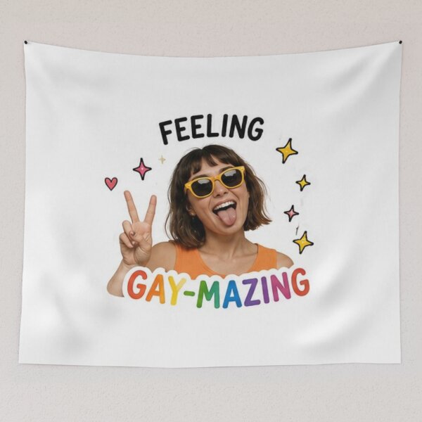 Item preview, Feeling Gay-Mazing Rainbow Pride designed and sold by Pixanova.