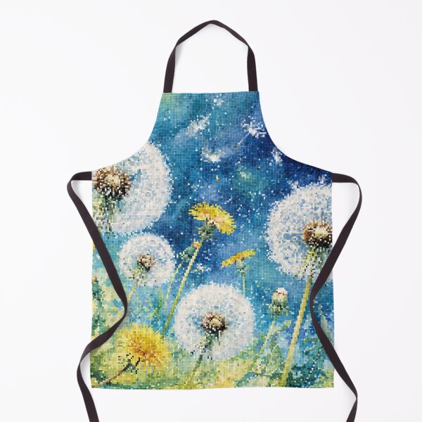 Item preview, Watercolor Dandelion Dreams Geometric Floral Meadow designed and sold by A-C-G.