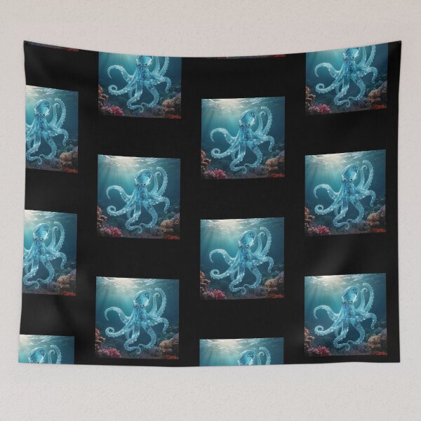 Item preview, WATER OCTOPUS 2 designed and sold by mama-creative.