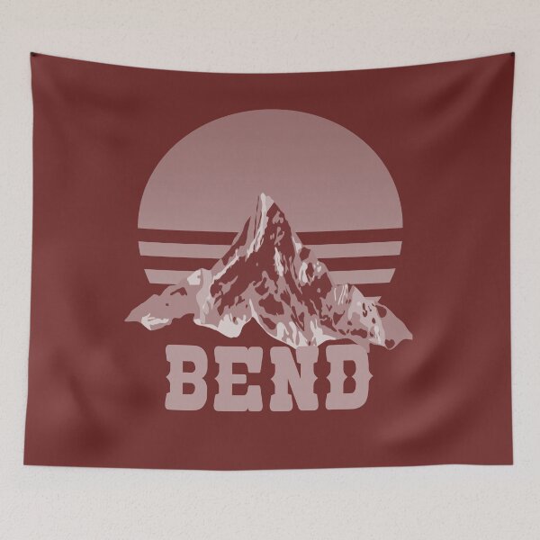 Item preview, Vintage Bend Oregon Retro Distressed Mountains Gift designed and sold by YuliyaR.
