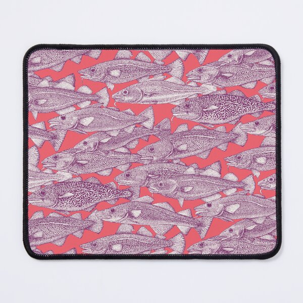 Item preview, Atlantic cod purple rose pink designed and sold by scrummy.