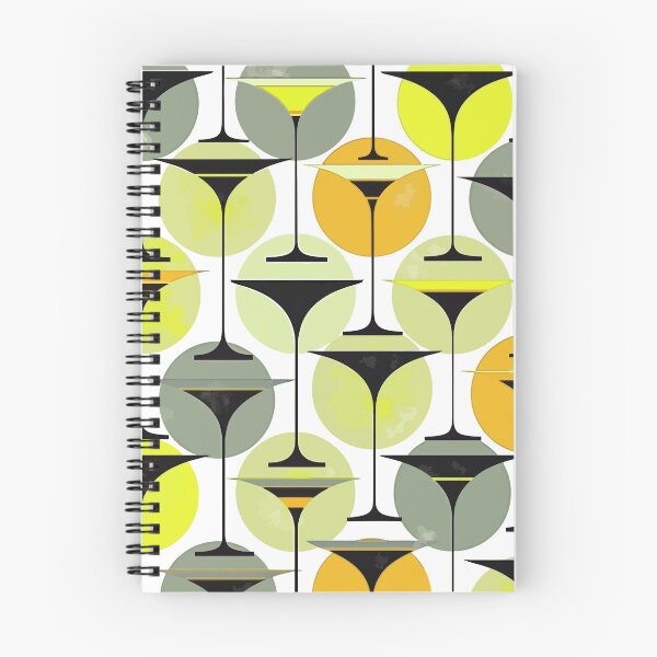 Item preview, Atomic Fifties Inspired Martinis In Grey, Lime, Cream, And Yellow designed and sold by taiche.