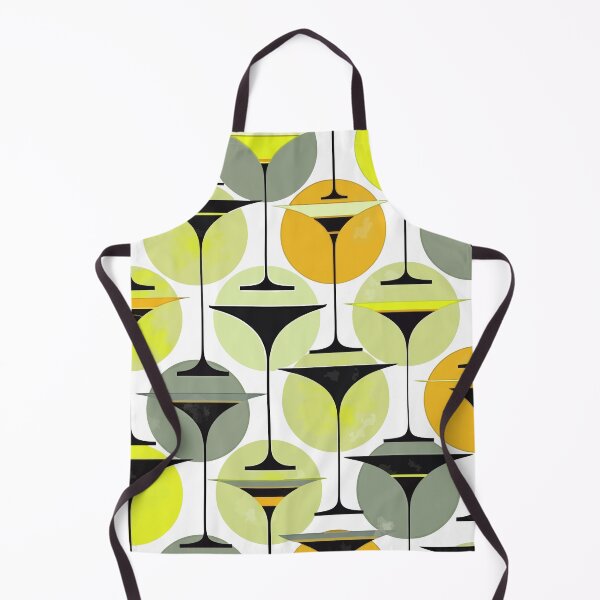 Item preview, Atomic Fifties Inspired Martinis In Grey, Lime, Cream, And Yellow designed and sold by taiche.