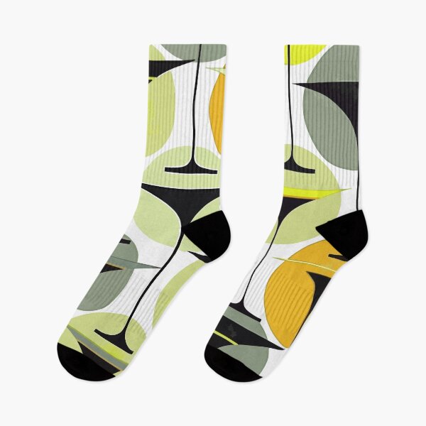 Item preview, Atomic Fifties Inspired Martinis In Grey, Lime, Cream, And Yellow designed and sold by taiche.