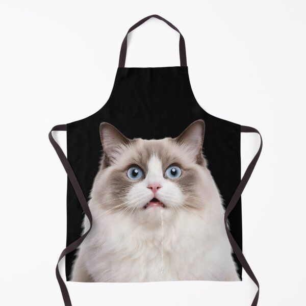 Item preview, Drooling Ragdoll Cat Meme Face designed and sold by teeperfect.