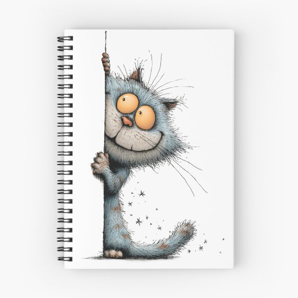 Item preview, Silly Blue Scruffy Cat designed and sold by Partoon-dp.