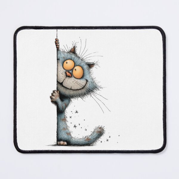 Item preview, Silly Blue Scruffy Cat designed and sold by Partoon-dp.