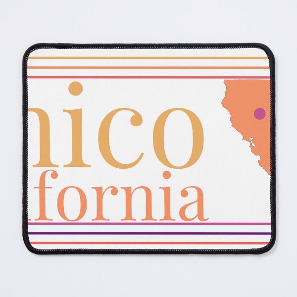 Item preview, Chico California City Marked On State Map designed and sold by TheIconSmith.