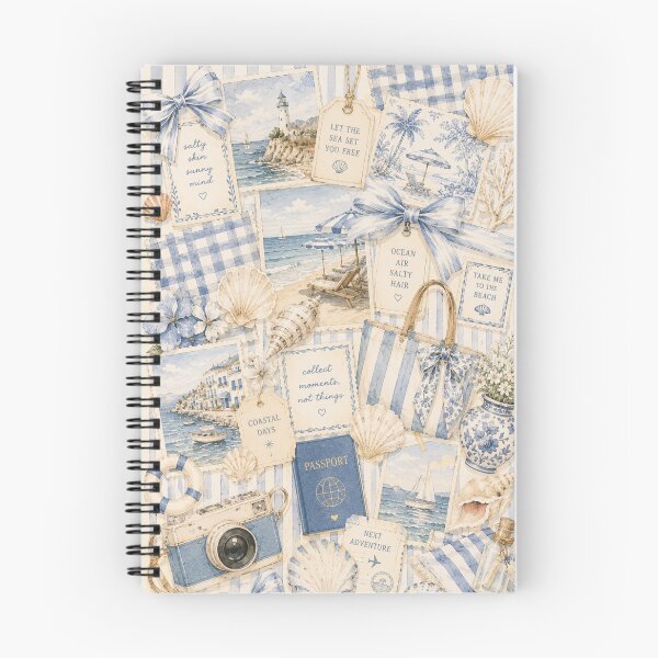 Item preview, Coastal Blue Summer Travel Pattern designed and sold by talesoftravel.