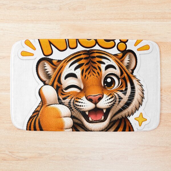 Item preview, Cute Nice Tiger Chibi Sticker designed and sold by PremVerse.