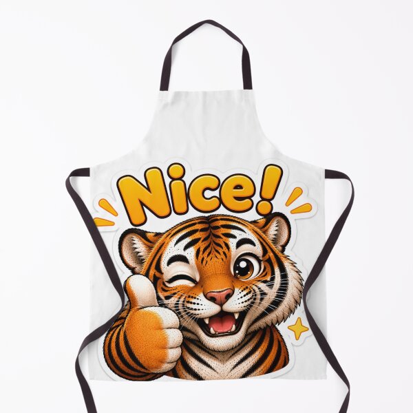 Item preview, Cute Nice Tiger Chibi Sticker designed and sold by PremVerse.