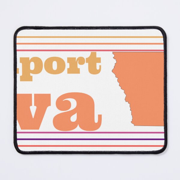 Item preview, Davenport Iowa City Marked On State Map designed and sold by TheIconSmith.