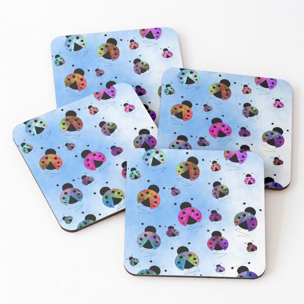 Item preview, Cute Lady Bugs In Flight designed and sold by Sartoris Art.