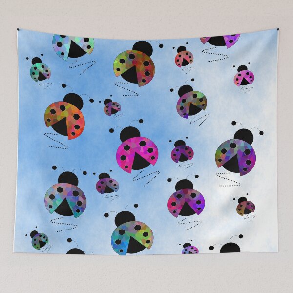Item preview, Lindas mariquitas en vuelo designed and sold by Sartoris Art.