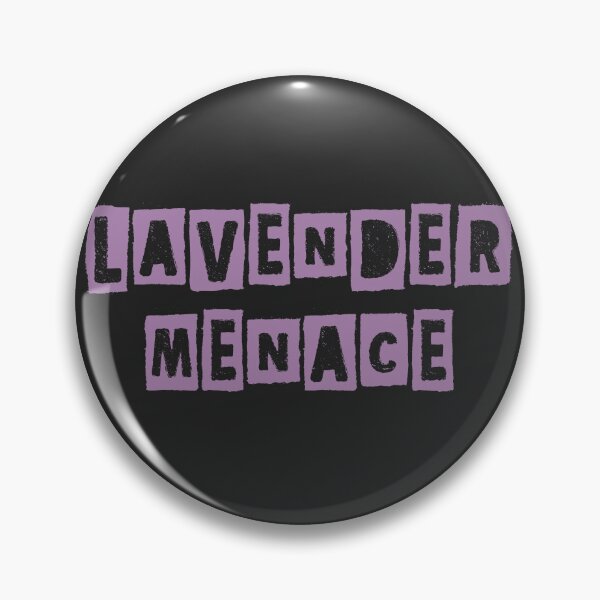 Item preview, Punk 80s Lavender Menace (on dark background)  designed and sold by TackyTime.