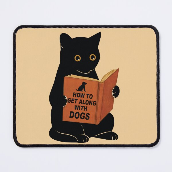 Item preview,  Cat Reading Funny Meme Retro Print designed and sold by PurrfectHome.