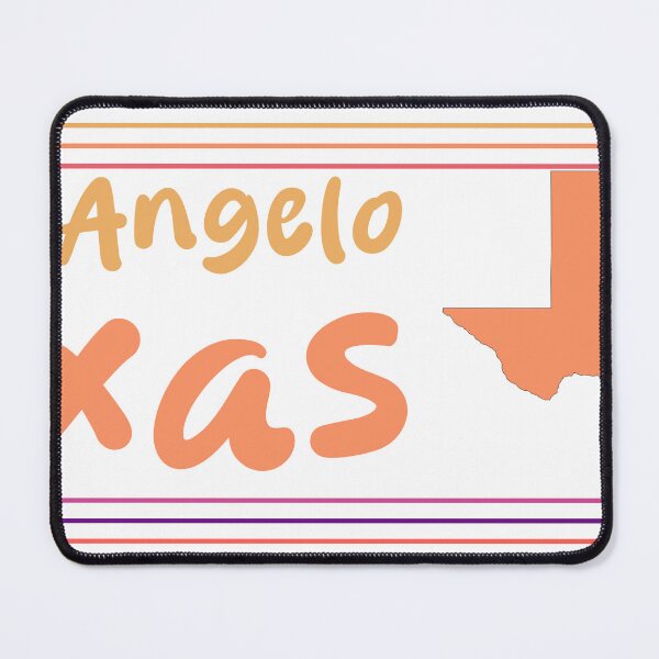Item preview, San Angelo Texas City Marked On State Map designed and sold by TheIconSmith.