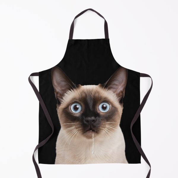 Item preview, Drooling Siamese Cat Meme Face designed and sold by teeperfect.