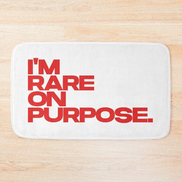 Item preview, I'm Rare On Purpose - Red designed and sold by VENDRI1.