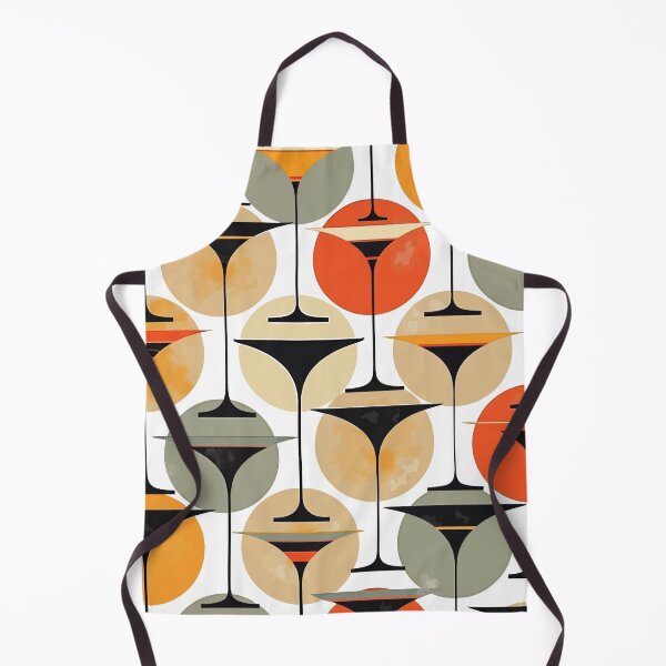 Item preview, Atomic Fifties Inspired Martinis In Grey, Orange, Cream And Red designed and sold by taiche.