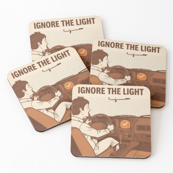 Item preview, Bureau of the Check Engine Light Funny Retro Poster designed and sold by PictorialWhimsy.