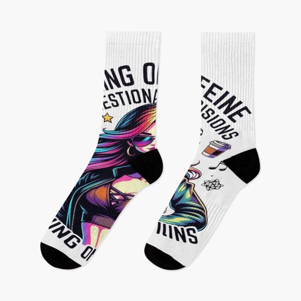 Artikelvorschau, Running on Caffeine & Questionable Decisions – Funny Coffee Graphic T-Shirt | Neon Aesthetic Lifestyle Tee | Caffeine Lover POD Design entworfen und verkauft von Sushikidsntoddlers.