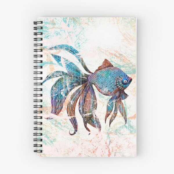 Item preview, Blue Goldfish Magical Twin Underwater Fantasy designed and sold by Karin Taylor.